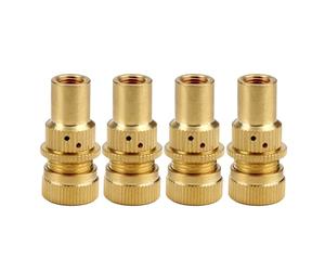 Generic Universal Tire Valve Deflators 4pcs Alloy Bleeder Valve Set for Auto Use