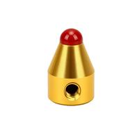 Generic Universal Tuning Fork Base 8mm Aluminum Alloy Foot for Meditation Enthusiasts 1 Unit (Red Agate)
