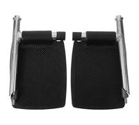 Generic Universal Wheelchair Footrest with Support Pole Design, Aluminum Alloy Elevating Leg Rest Footplates, Stable Replacement Footrest for Wheelchair Mobility Scooter Accessories