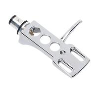 Generic Universal Zinc Alloy Phono Head Shell Replacement with Pure Sound for Record Players, Silver Tonearm Head Shell for All Kinds of Record Players