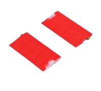 Generic Upgrade Kit Lightweight Material Protective Side Panels Helicopter Replacement Parts Set for RC ERA C138 Bell 206, Plus Spare Parts (Red)
