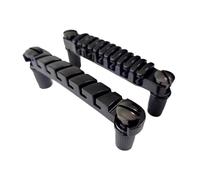 Generic Upgrade Your Electric Guitar with a Zinc Alloy Bridge Tailpiece Featuring Sturdy Design and Easy Setup, Black