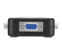 Generic USB 2.0 KVM Switcher Compact Manual VGA Switch Box for Gaming and Business Use, 2 Ports, High-Speed Data Transmission, ABS Material (mouthfuls)