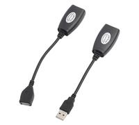 Generic USB 2.0 RJ45 Ethernet Extension Adapter Cable for High-Speed Data Transfer for PC, Laptop, Printer, Suitable for Cat5/RJ45/Cat6 Patch Cord