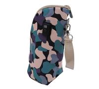 Generic USB Baby Bottle Warmer 21 Gears Temperature Thermal Insulated Milk Bottle Warmer Bag with LED Display for On The Go Feeding Portable Travel Milk Heat Bag [Polyester+ Silicone+ Metal] (Black)