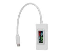Generic USB C Tester Accurate Voltage Current Power Capacity Tester for Electronics Enthusiasts 4-30V 0-6.5A