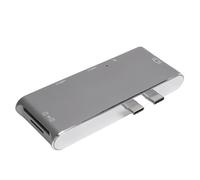 Generic USB C to the Memory Card Reader, Dual 6 USB C Bosque Adapter in 2 Heat Dissipation Aluminum Alloy Multifunction
