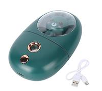 Generic USB Facial Mist Sprayer Cute Animal Design Mini Humidifier for Travel Office School 35ml Rechargeable (Green)