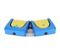 Generic USB Foot Pedal Double Switch Programmable Keyboard for Transcription and Gaming Suitable Made of Durable ABS