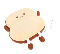 Generic USB Heated Cushion Premium Soft Plush Heating Chair Pad with 3 Temperature Settings Timer Function Non Slip Rubber Bottom Portable for Office Home Use 15.75x15.75x1.18in