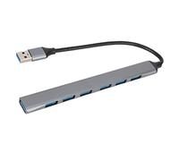 Generic USB Hub 7 in 1 High-Speed USB 3.0 and 2.0 Ports Docking Station for Laptops Portable Aluminum Design