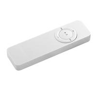 Generic USB MP3 Player with Long Battery Life and Portable Design for Home and Travel White, Rechargeable Music Player for Students and Friends