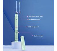 Generic USB Rechargeable Ear Cleaner Luminous Wax Remover with LED Light for Children, Plastic Green Purple, Length 16cm, for General Cleaning (Purple)