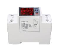 Generic Using Undervoltage Protection Device, DIN Guide Rail Safe to Use PC Cover AC220V Adjustable Intelligent Overvoltage Protection for Circuits (40A)