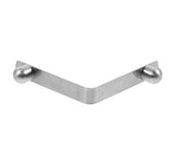 Generic V Shape Snap Clip for Crutch and Walking Stick, Stainless Steel Spring Shrapnel Buckle, Sturdy DIY Locking Accessory Secure Support for Mobility Aids