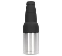 Generic Vacuum Insulation Stainless Steel Container with Bottle Opener for Thermal Cold Storage, Portable Cooling Tank for Outdoor Activities, 12oz Can Cooler (Steel Color)