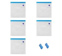 Generic Vacuum Sealer Bags Kit - Reusable Food Storage Bags with 2 Clips for Sous Vide, Meal Prep Fresh Keeping - Textured Vacuum (No Pump Included) (26cm*28cm)