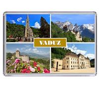 Generic Vaduz Liechtenstein Souvenir Acrylic Fridge Magnet (Standard: 70x45mm)