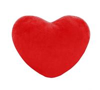 Generic Valentines Day Cute Heart-Shaped Love Pillow, Heart Throw Pillow, Red, 15cm, Polyester, PP Cotton, Soft, 1 count, Indoor, Lounging, Decorative Accents