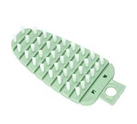 Generic Vegetable Brush, Vegetable Brush Scrubber For Food Potato Scrubber Flexible Design PP and PE Material Carrot Shape For, Potatoes, Faucets, Tableware, Sinks (Green)