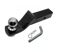 Generic Vehicle Trailer Hitch Heavy Duty Metal Tow Bar with Ball Mount and Precision Drilled Shank for Utility Trailer Coupler Connection with Trailer Pin and, 2 Inch Hitch Ball