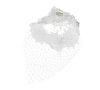 Generic Veil Camo Hat Headbands Wedding Dress Red Headband Hats Head Bands Pearl Headband Fascinator Hat Fascinator for Women حجاب Headwear Wedding Silver Fascinator Bride Hat Mesh White