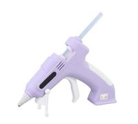 Generic Versatile Cordless Hot Glue Kit with High Adhesion Sticks for Crafting, Rapid Heating Electric Hot Glue Tool for Home Projects, Handheld Melt Tool for Artists and Hobbyists (Purple)