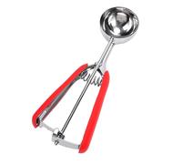 Generic Versatile Ice Cream Scooper with Rubber Handle and Spring Mechanism for Cookies Cupcakes Ice Cream 1 Piece (Woven Diameter 6cm / 2.36in)
