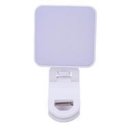 Generic Versatile Magnetic LED Selfie Light with 3 Color Temperatures for Phone Videography and Remote Meetings Flexible Positioning (White)
