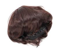 Generic Versatile Men Toupee Short Hair Wig Good Looking Comfortable Fit for Parties Daily Life 1 X Men Wig (Deep Brown)
