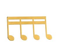 Generic Versatile Music Book Page Clip for Guitars and Keyboards Wear Resistant Metal 1 Pack (Gold)