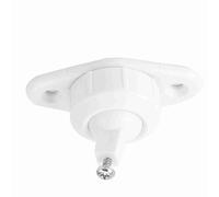 Generic Versatile Wall Mount Bracket Universal Alarm Bracket Holder Rugged Construction for Security System Metal ABS 2.4x1.2x1.1in 2pcs