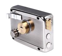 Generic Vertical Keyway Lock Set Tough Rim Deadlatch, Heat Treated Material, High Security for Home, 5 Keys Included, Steel + Copper