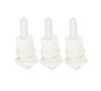 Generic Veterinary Feeding Pritchard Nipple 3-Set Lightweight Lamb Nipple for Pigs and Dogs, Plastic PP White