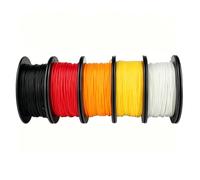 Generic Vibrant 1.75mm PLA Printing Filament 5PCS with Smooth Feeding for Functional Designs and Art Projects 1250g Total (Color Mixed)