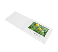 Generic Video Brochure Portable Electronic Greeting Card with HD Video Playback for Advertising Promotional Gifts Corporate Publicity, Plastic/Metal, A5 210x148mm (7 Inch 1500mAh Li Ion Battery)