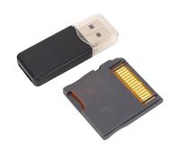 Generic Video Game Flash Card, ASIC Chip Game Console Flash Cart Customizable with Card Reader for Copy (Silver)