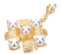 Generic Vintage Baroque Brooch Pin for Birthday or Valentine's Day for Women with Artificial Pearls, Metal Material, Firmly Attached and Not Easy to Fade Clothing Decor
