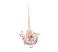 Generic Vintage Flower Tassel Hair Sticks Elegant Alloy Hairpins for Hanfu Kimono Styles Graceful Movement for Weddings and Formal Events Retro Decorative Accessory