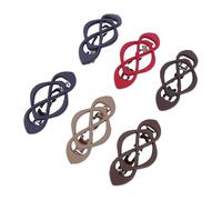Generic Vintage French Barrette Hair Clips Elegant Retro Style Secure Hold for Women Material Fine Matte Coating 6 Quantity Pack for Various Outfits (6pcs)