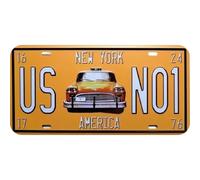 Generic Vintage Metal Plate US NO1 Rectangular Iron Painting Home Bar Art Decor 30x15cm