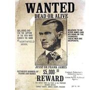 Generic Vintage Poster Jesse Or Frank James Photo Wall Art Picture Poster A4