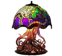 Generic Vintage Retro Mushroom Table Lamp, Multicolor, Resin, Beige, Indoor, USB Powered