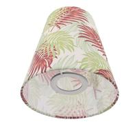 Generic Vintage Tapered Lampshade for Table Lamp and Floor Light with Willow Leaf Embroidered Cloth Cover, Easy Installation, Gentle Warm Light Diffusion, Suitable for Office and Bedroom