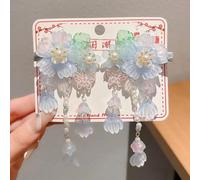 Generic Vintage Tassel Hair Pin,Hair Barrettes for Girls,Flower Hair Clips Retro Chinese Hanfu Wedding Brides Hair Accessories Hair Pins,Hair decorative Gift For Women Girls (#21)