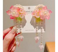 Generic Vintage Tassel Hair Pin,Hair Barrettes for Girls,Flower Hair Clips Retro Chinese Hanfu Wedding Brides Hair Accessories Hair Pins,Hair decorative Gift For Women Girls (#8)