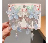 Generic Vintage Tassel Hair Pin,Hair Barrettes for Girls,Flower Hair Clips Retro Chinese Hanfu Wedding Brides Hair Accessories Hair Pins,Hair decorative Gift For Women Girls (#2)