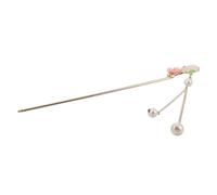 Generic Vintage Tassel Hairpin for Women Elegant Chinese Style Metal Hair Stick with Dangle Long Tassel Headpiece for Hanfu Traditional Festival Hair Accessories