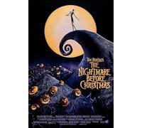 Generic Vintage Tim Burton The Nightmare Before Christmas Jack Skellington Sally Poster Unframed 8.3 x 11.7 inches Living Room Bedroom Decor
