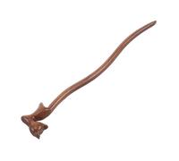 Generic Vintage Wooden Hair Stick Cat Design Handmade Solid Wood Hairpin for Women Retro Gold Sandalwood Headdress Hair Accessory for Stylish Hairdos